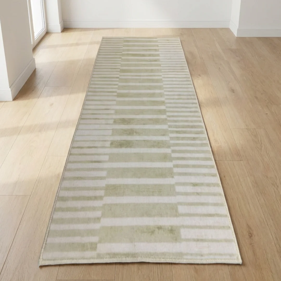 Muddy Mat® Creamline Washable Area Rugs for Living Room, Bedroom & Dining Room – Modern Soft Low Pile Non Slip Carpet – Pet Friendly Waterproof Foldable Rugs for Home - Image 14