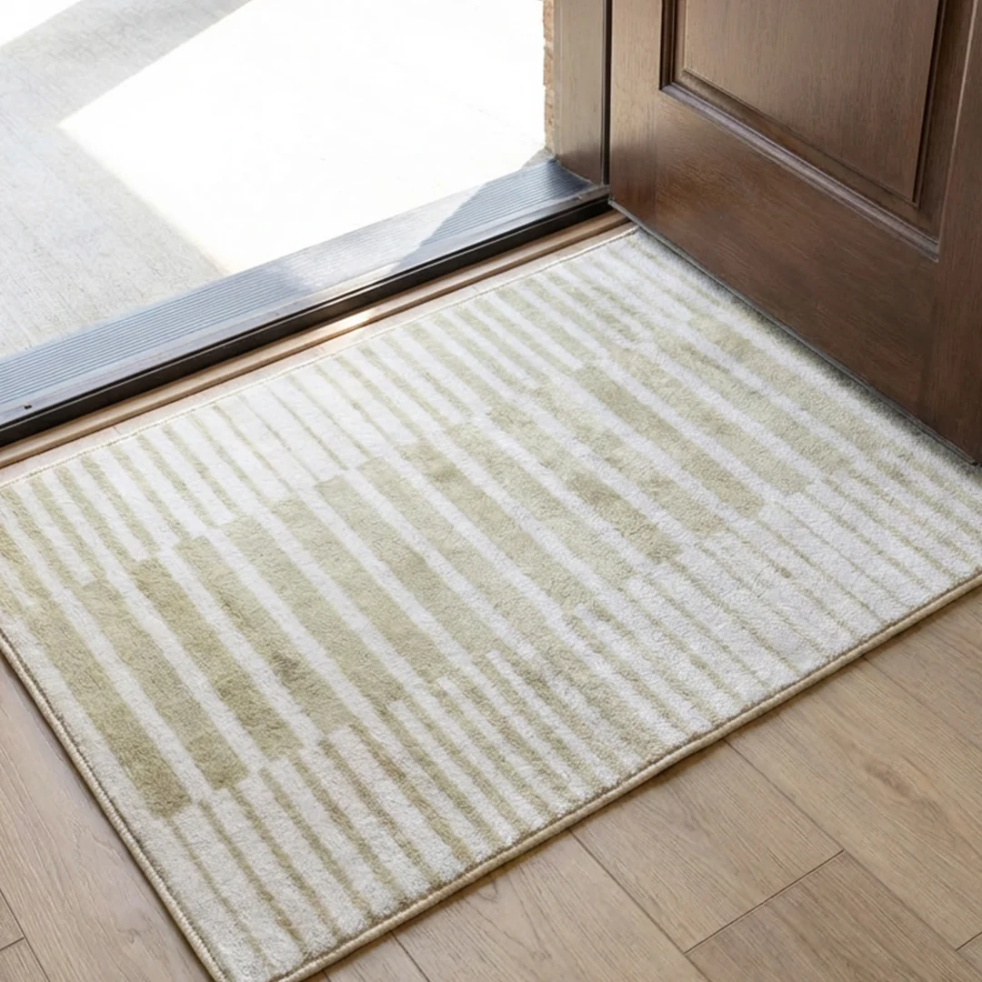 Muddy Mat® Creamline Washable Area Rugs for Living Room, Bedroom & Dining Room – Modern Soft Low Pile Non Slip Carpet – Pet Friendly Waterproof Foldable Rugs for Home - Image 9