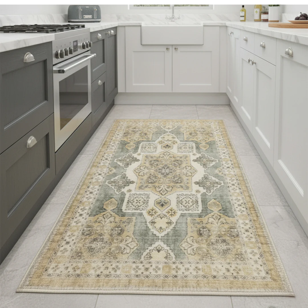 Muddy Mat® Monarch Washable Area Rugs for Living Room, Bedroom & Dining Room – Modern Soft Low Pile Non Slip Carpet – Pet Friendly Waterproof Foldable Rugs for Home - Image 6